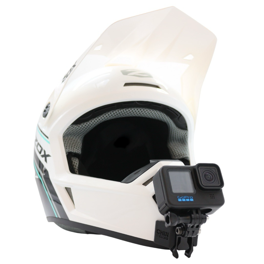 Zox Rage Dirt Bike Helmet Camera Chin Mount for GoPro, Insta360