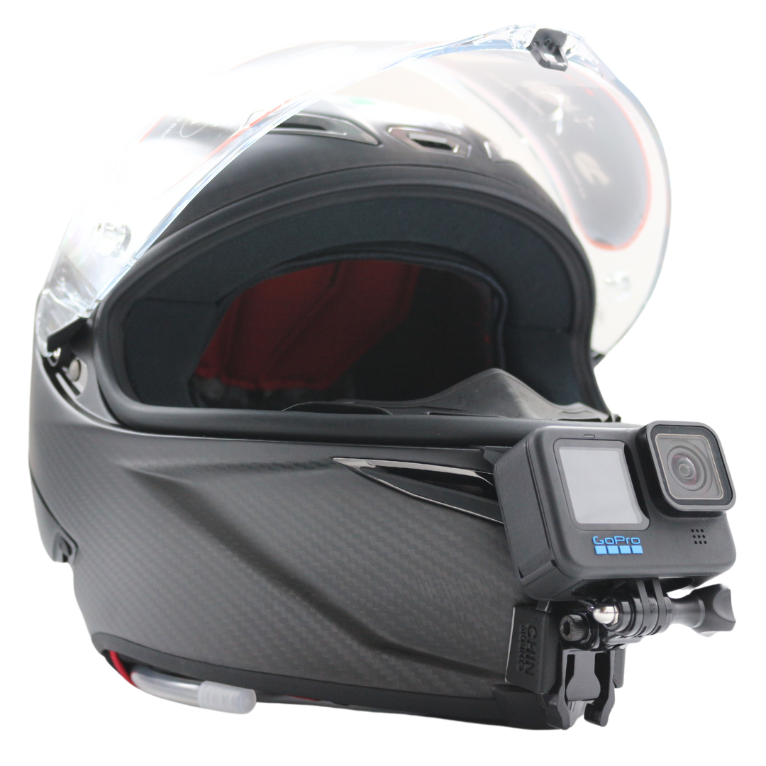 AGV Pista GP RR & AGV Corsa R Helmet Chin Mount for GoPro, Insta360, DJI, & more Chin Mounts AGV Pista GP RR & AGV Corsa R Helmet Chin Mount for GoPro, Insta360, DJI, & more Chin Mounts