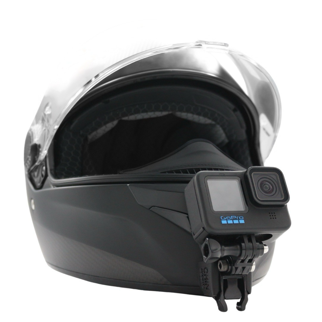 BMW Xomo Helmet Camera Chin Mount for GoPro, Insta360, DJI, Akaso
