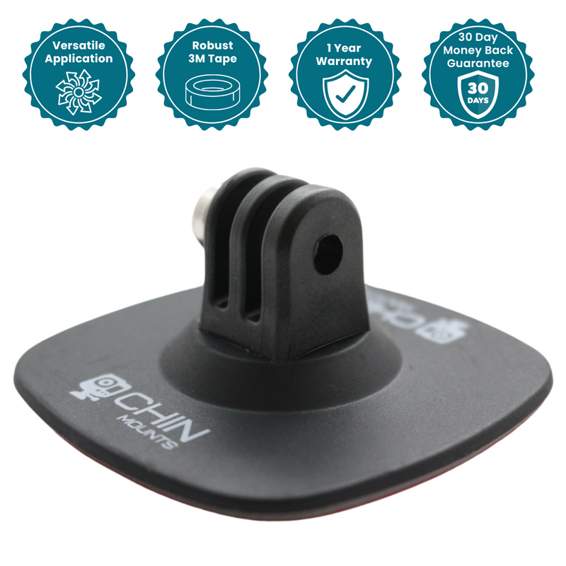 Flexible Under Visor Helmet Mount for GoPro, Insta360, DJI, & more ...