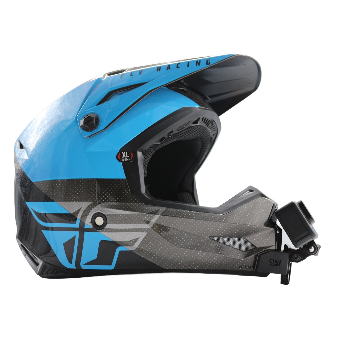 Fly Racing Kinetic MTB Helmet Camera Chin Mount for GoPro — Chin