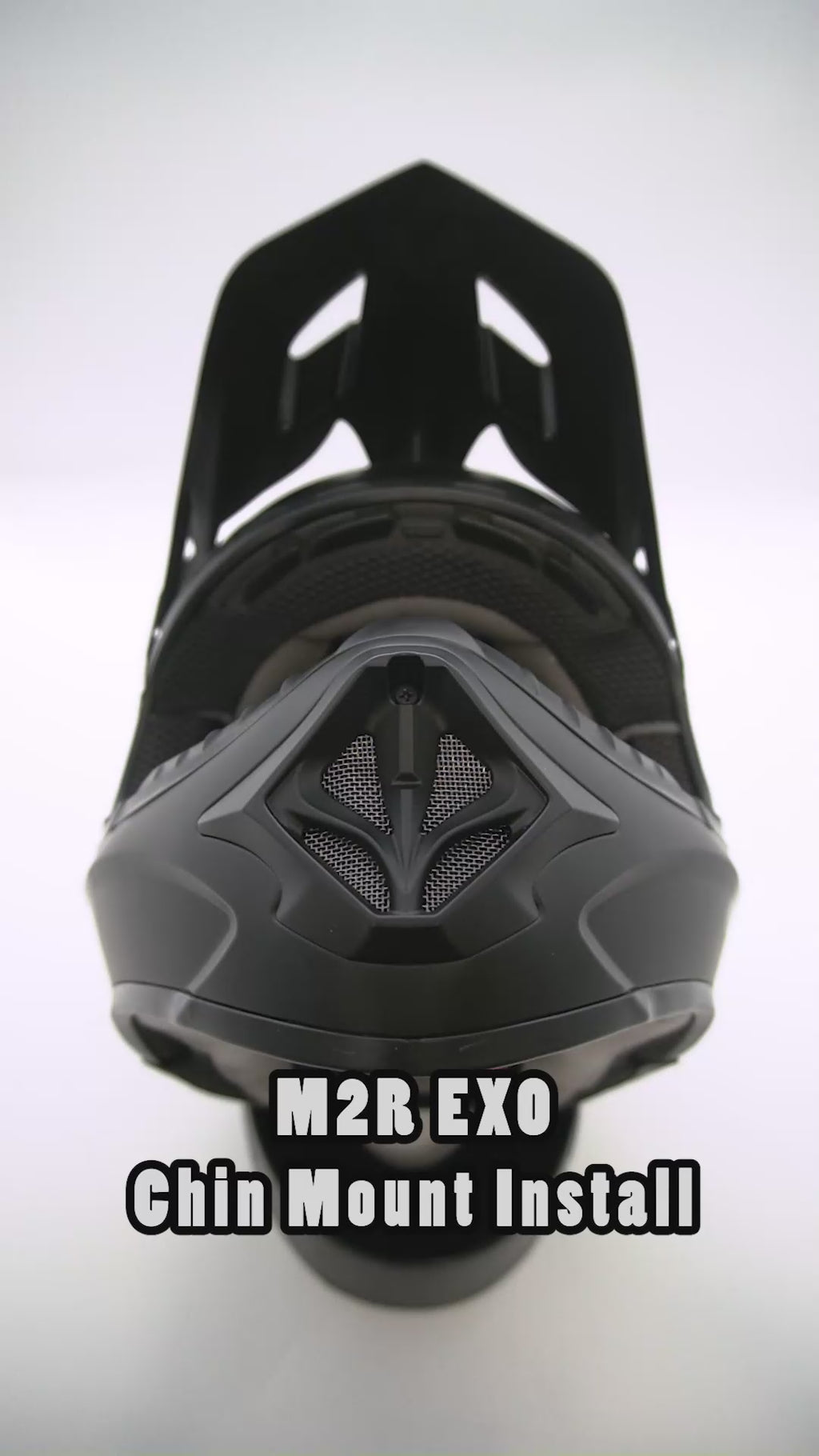 M2R Exo Helmet Chin Mount For Action Camera GoPro, Insta360, DJI, & more