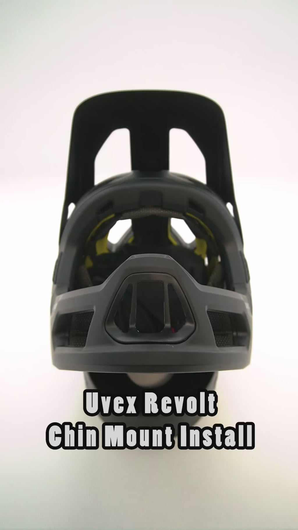 Uvex Revolt MTB Helmet Chin Mount For Action Camera GoPro, Insta360, DJI, & more