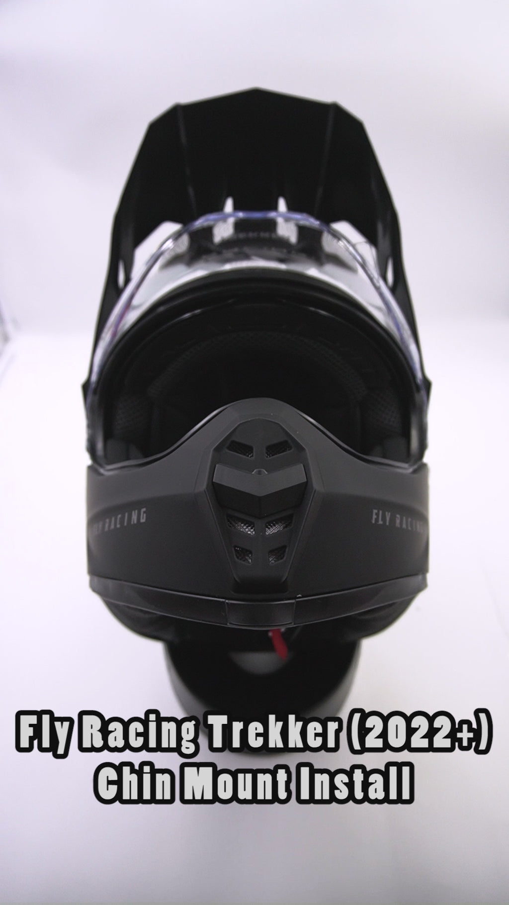 Fly Racing Trekker Helmet Chin Mount For Action Camera GoPro, Insta360, DJI, & more