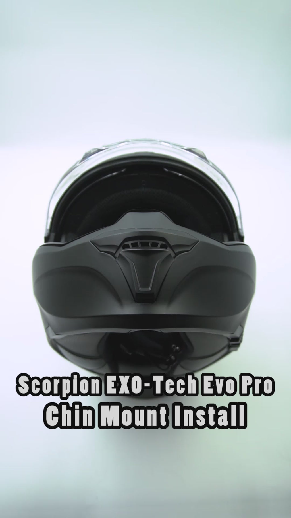 Scorpion EXO-Tech Evo Pro Helmet Chin Mount for Action Camera GoPro, Insta360, DJI, & more