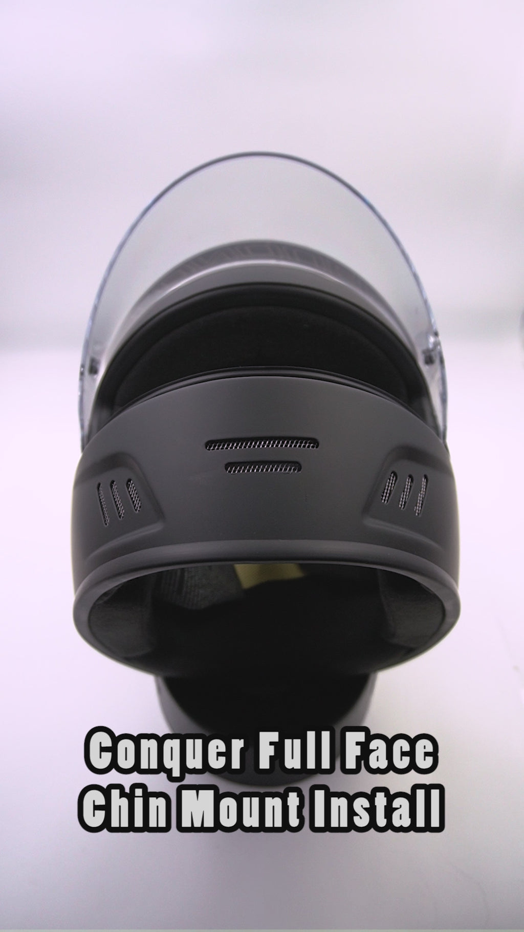 Conquer Snell SA2020 Full Face Helmet Chin Mount For Action Camera GoPro, Insta360, DJI, & more