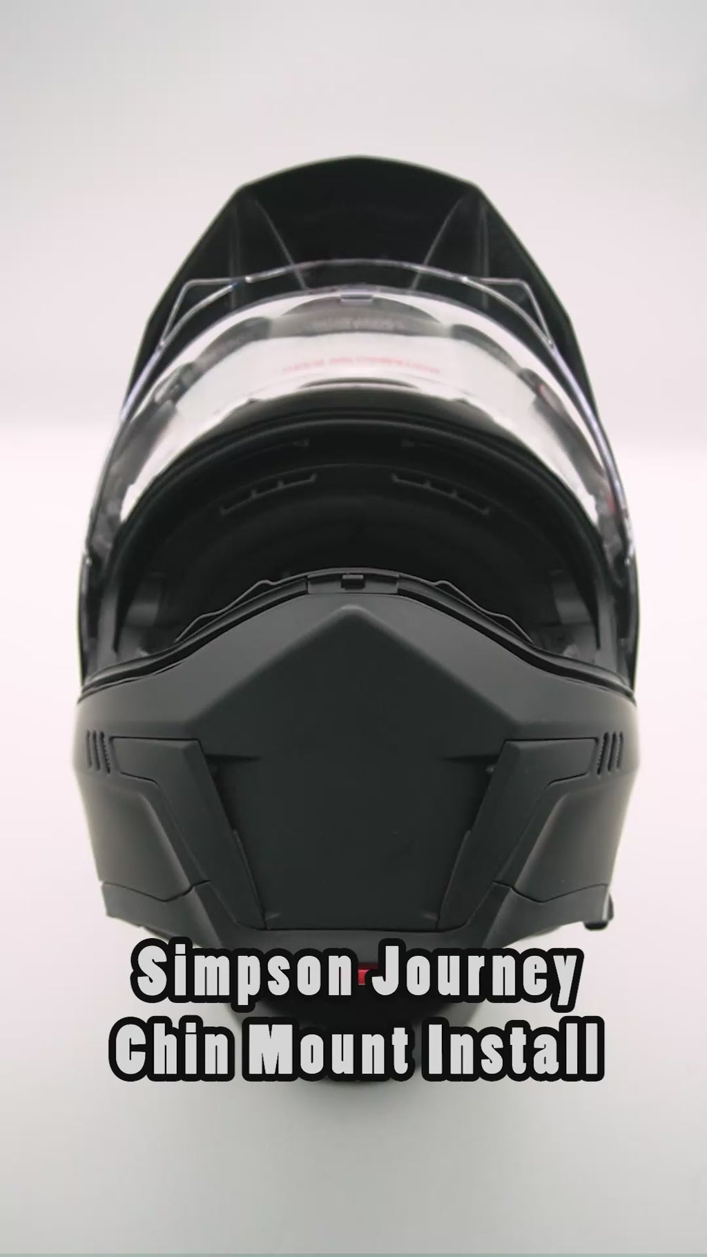 Simpson Journey Helmet Chin Mount For Action Camera GoPro, Insta360, DJI, & more