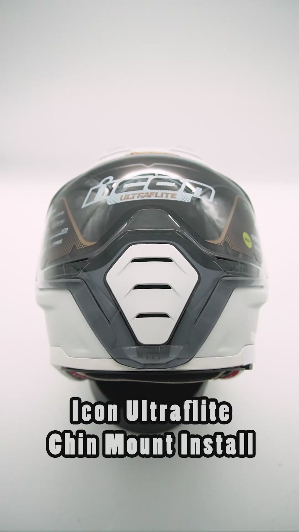 Icon Ultraflite Helmet Chin Mount For Action Camera GoPro, Insta360, DJI, & more