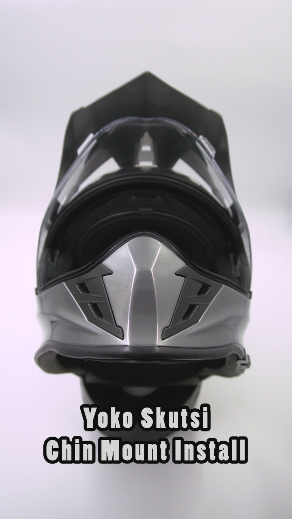 Yoko Skutsi Helmet Chin Mount for GoPro, Insta360, DJI, & more