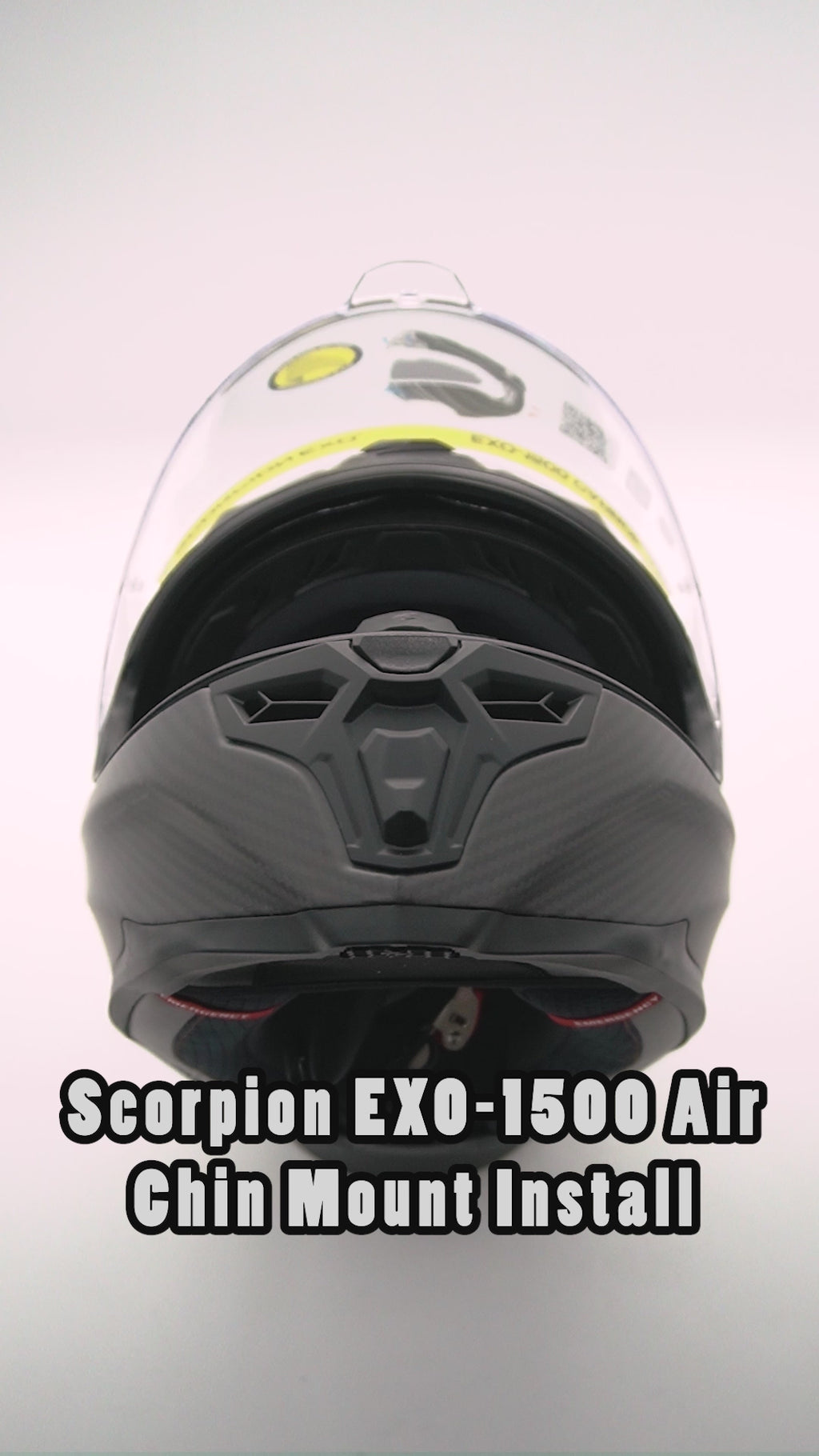Scorpion EXO-1500 Air Helmet Chin Mount GoPro, Insta360, DJI, & more