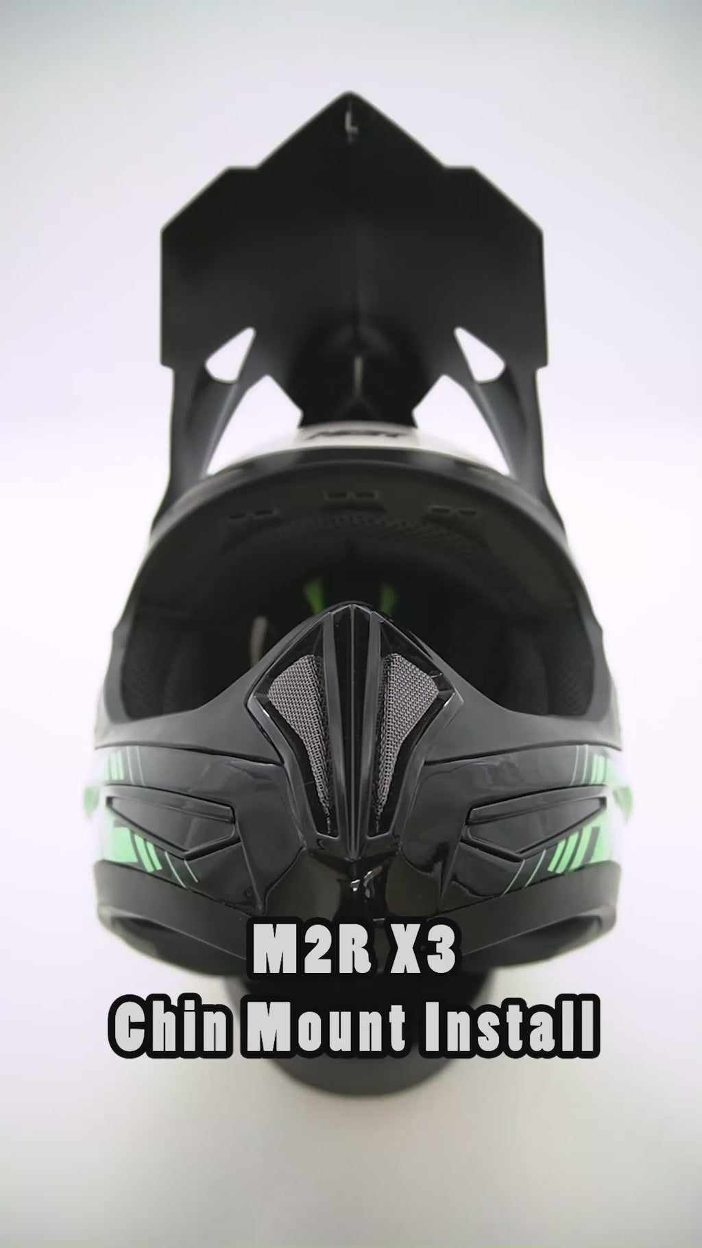 M2R X3 Helmet Chin Mount For Action Camera GoPro, Insta360, DJI, & more