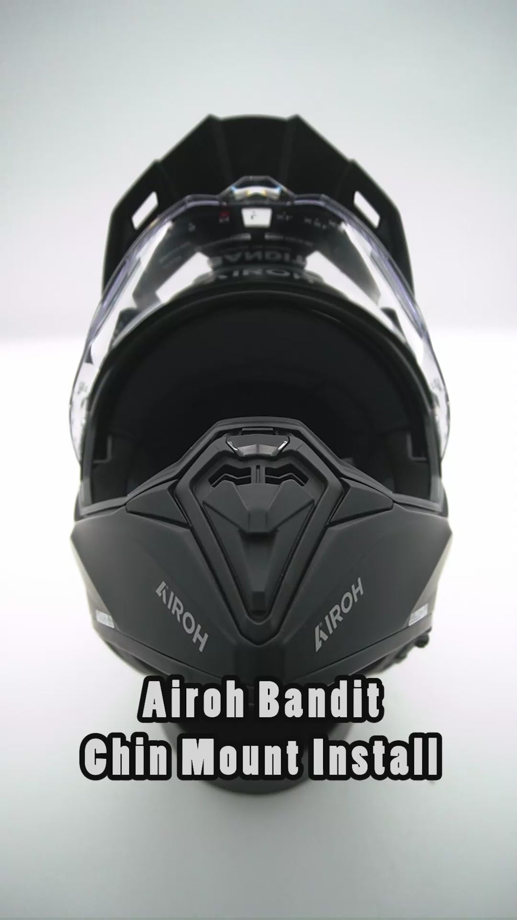 Airoh Bandit Helmet Chin Mount For Action Camera GoPro, Insta360, DJI, & more