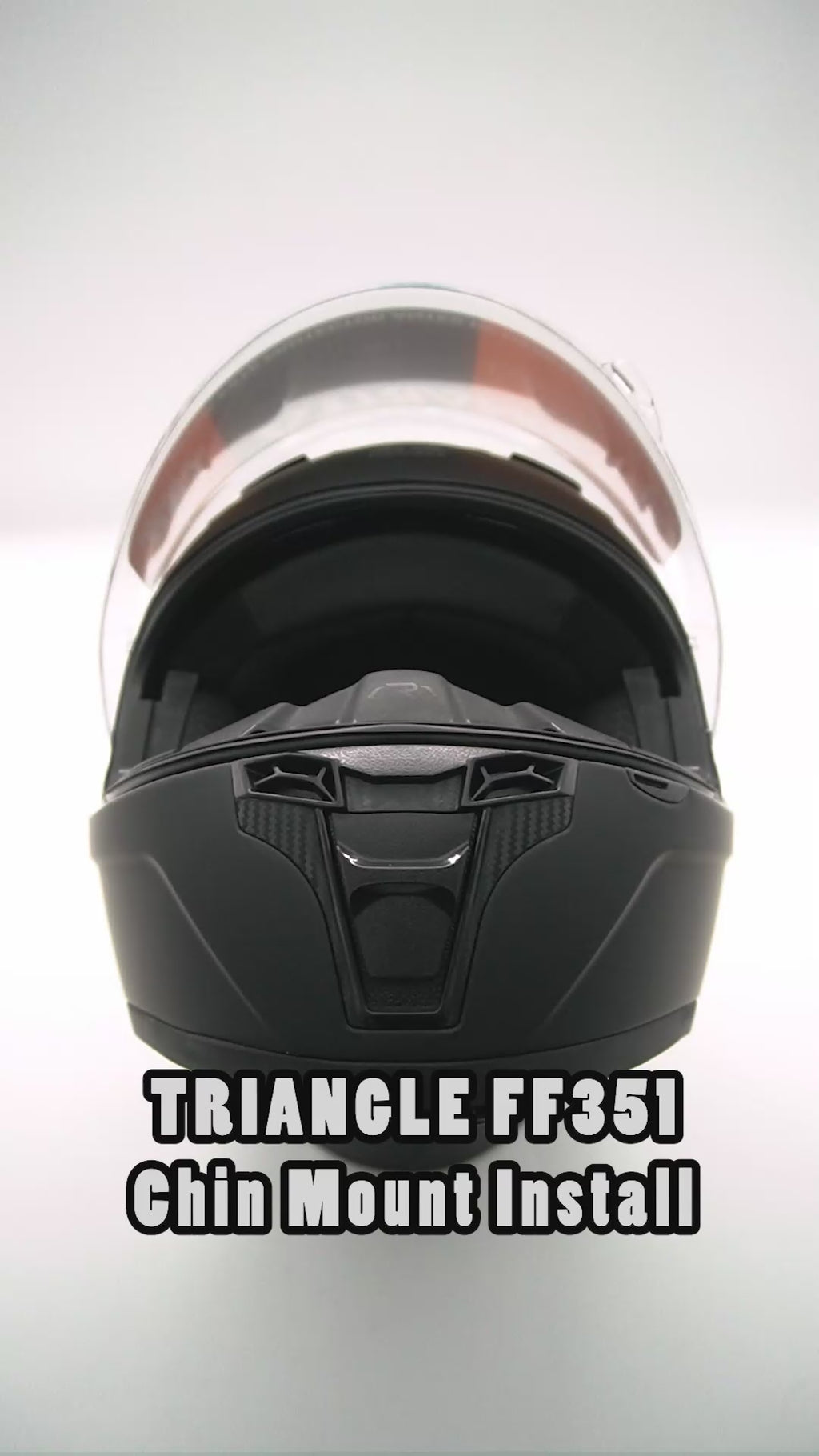 Triangle FF351 Helmet Chin Mount For Action Camera GoPro, Insta360, DJI, & more