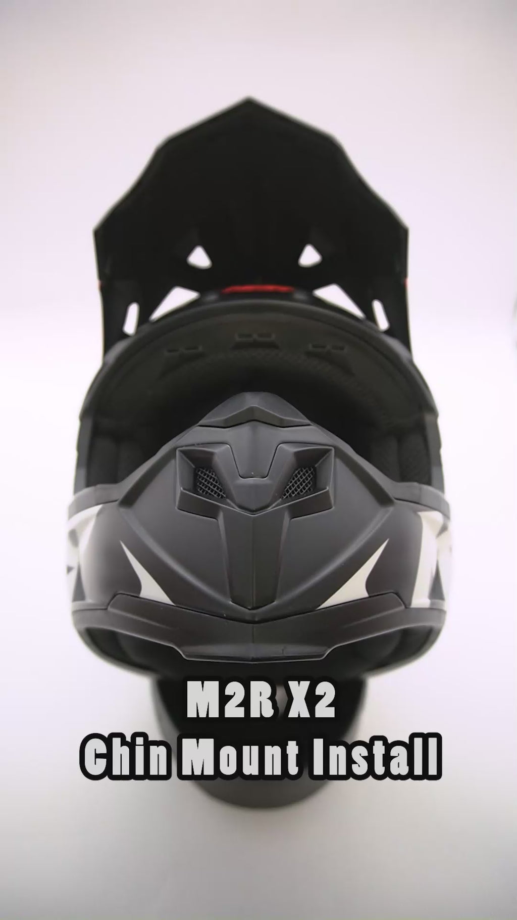 M2R X2 Helmet Chin Mount For Action Camera GoPro, Insta360, DJI, & more