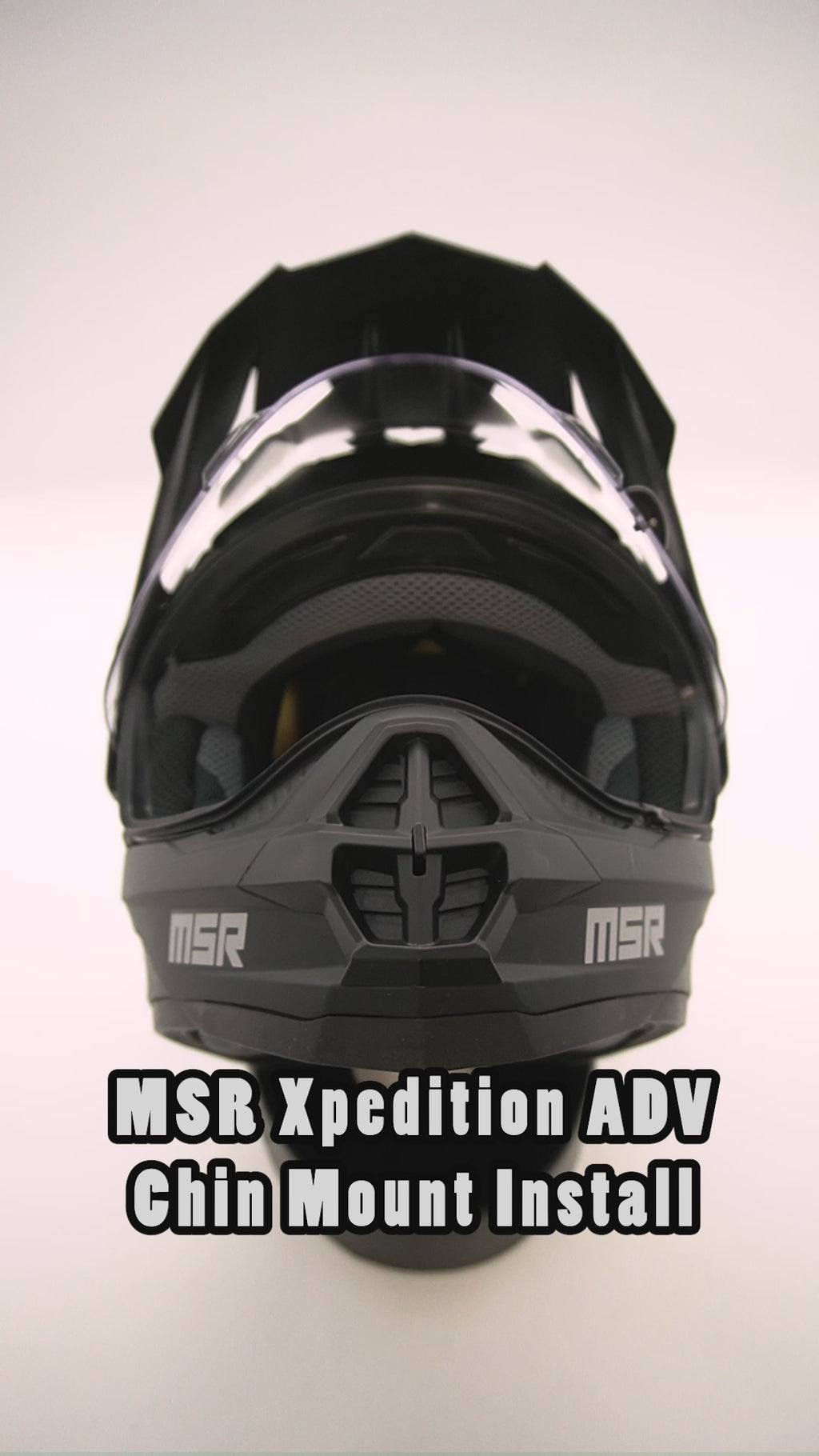 MSR Xpedition ADV Helmet Chin Mount For Action Camera GoPro, Insta360, DJI, & more