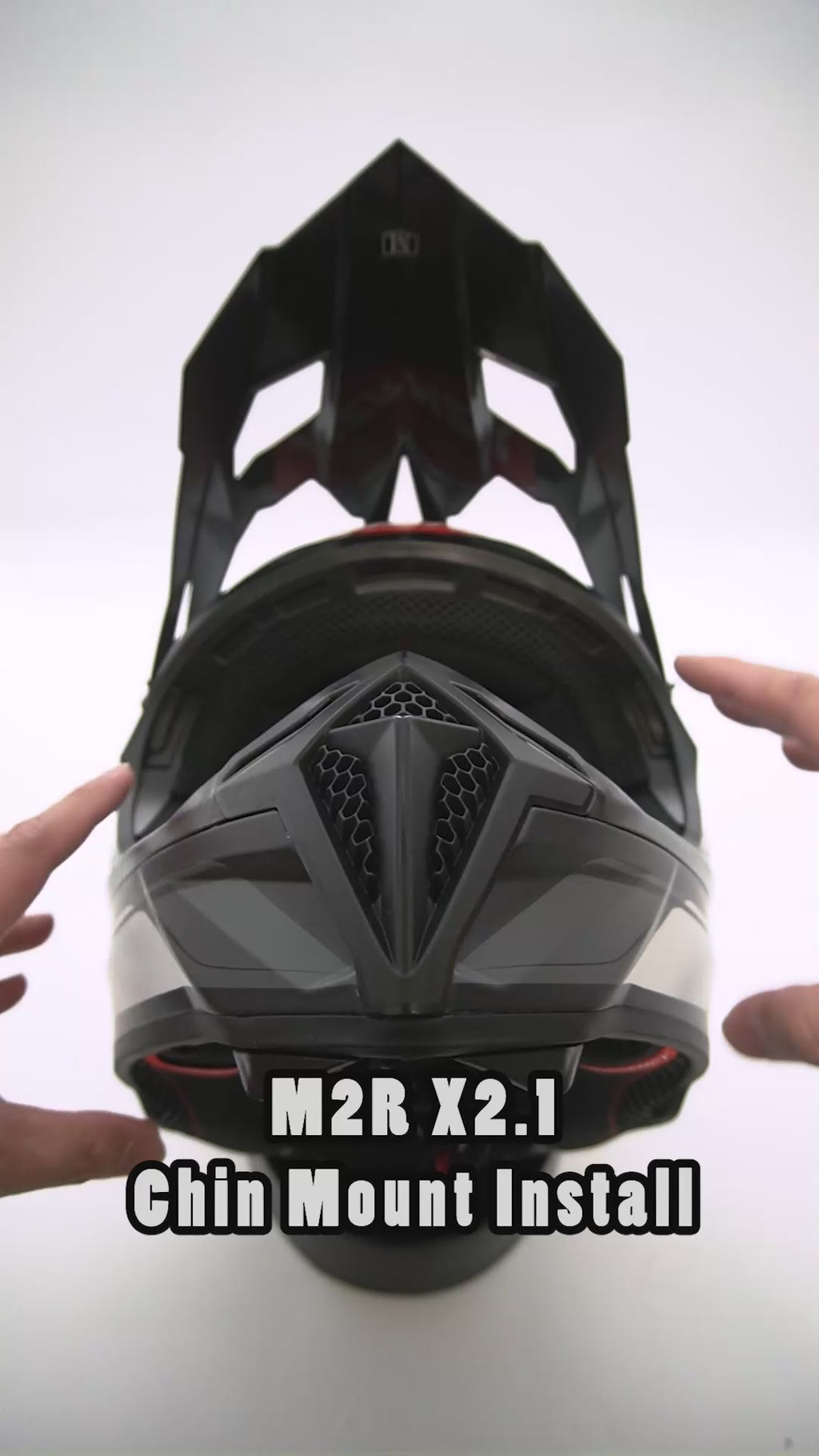 M2R X2.1 Helmet Chin Mount For Action Camera GoPro, Insta360, DJI, & more