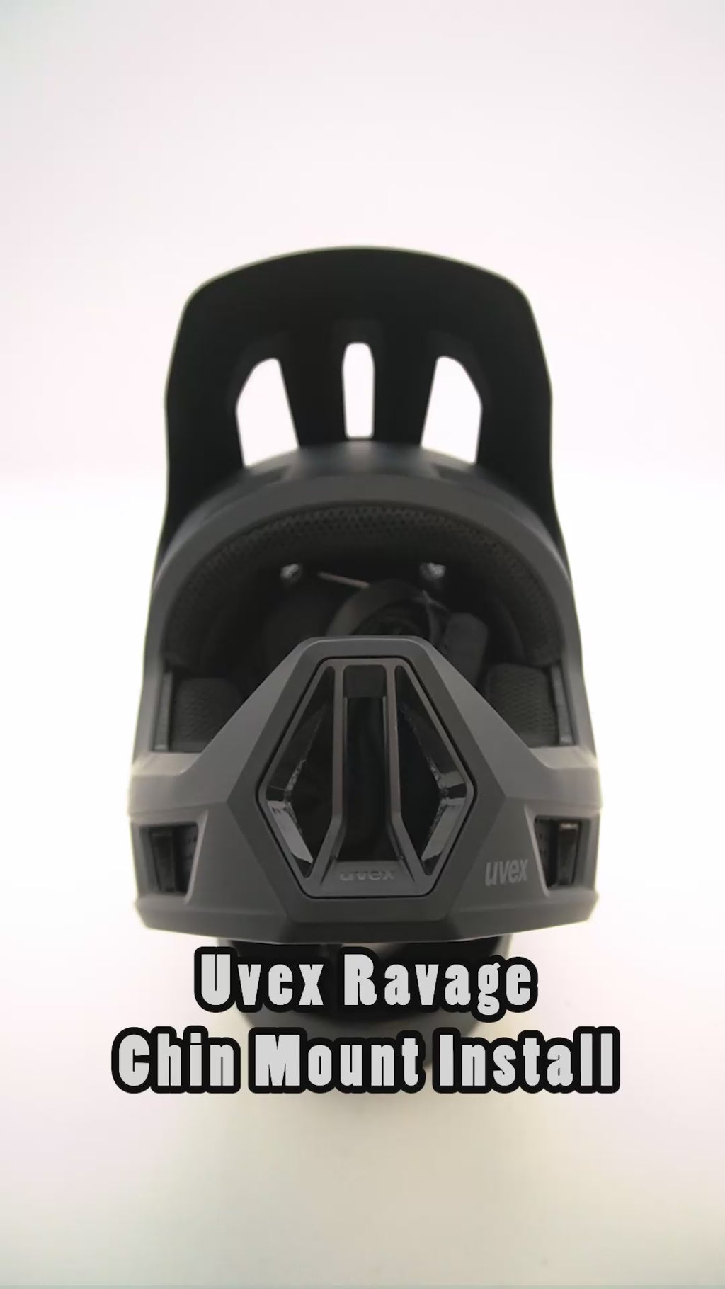 Uvex Ravage MTB Helmet Chin Mount For Action Camera GoPro, Insta360, DJI, & more