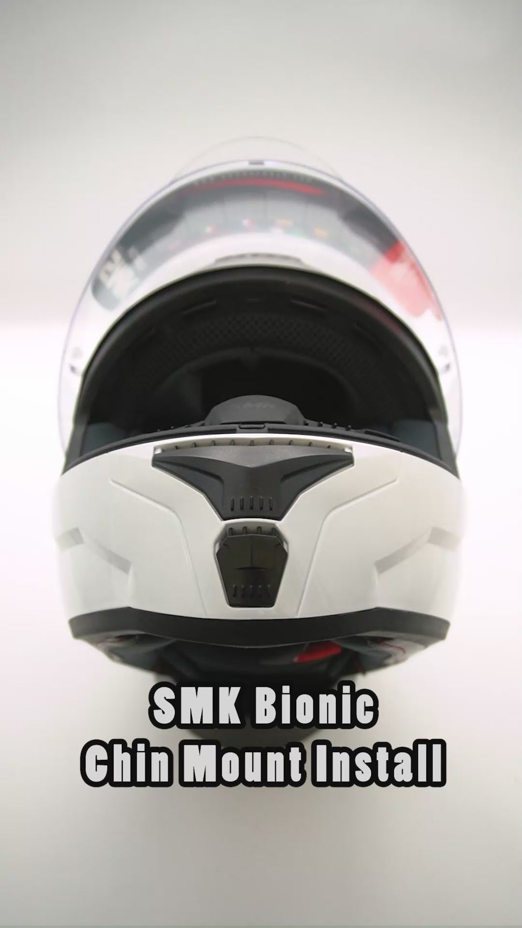 SMK Bionic Helmet Camera Chin Mount for Action Camera GoPro, Insta360, DJI, & more