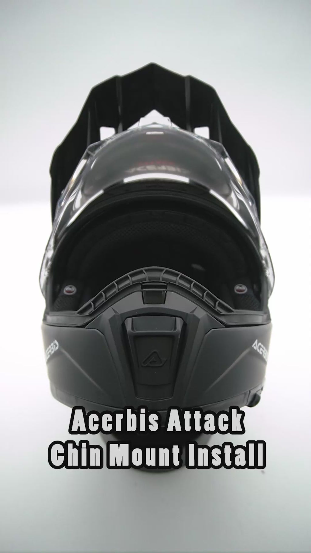 Acerbis Attack Helmet Chin Mount For Action Camera GoPro, Insta360, DJI, & more