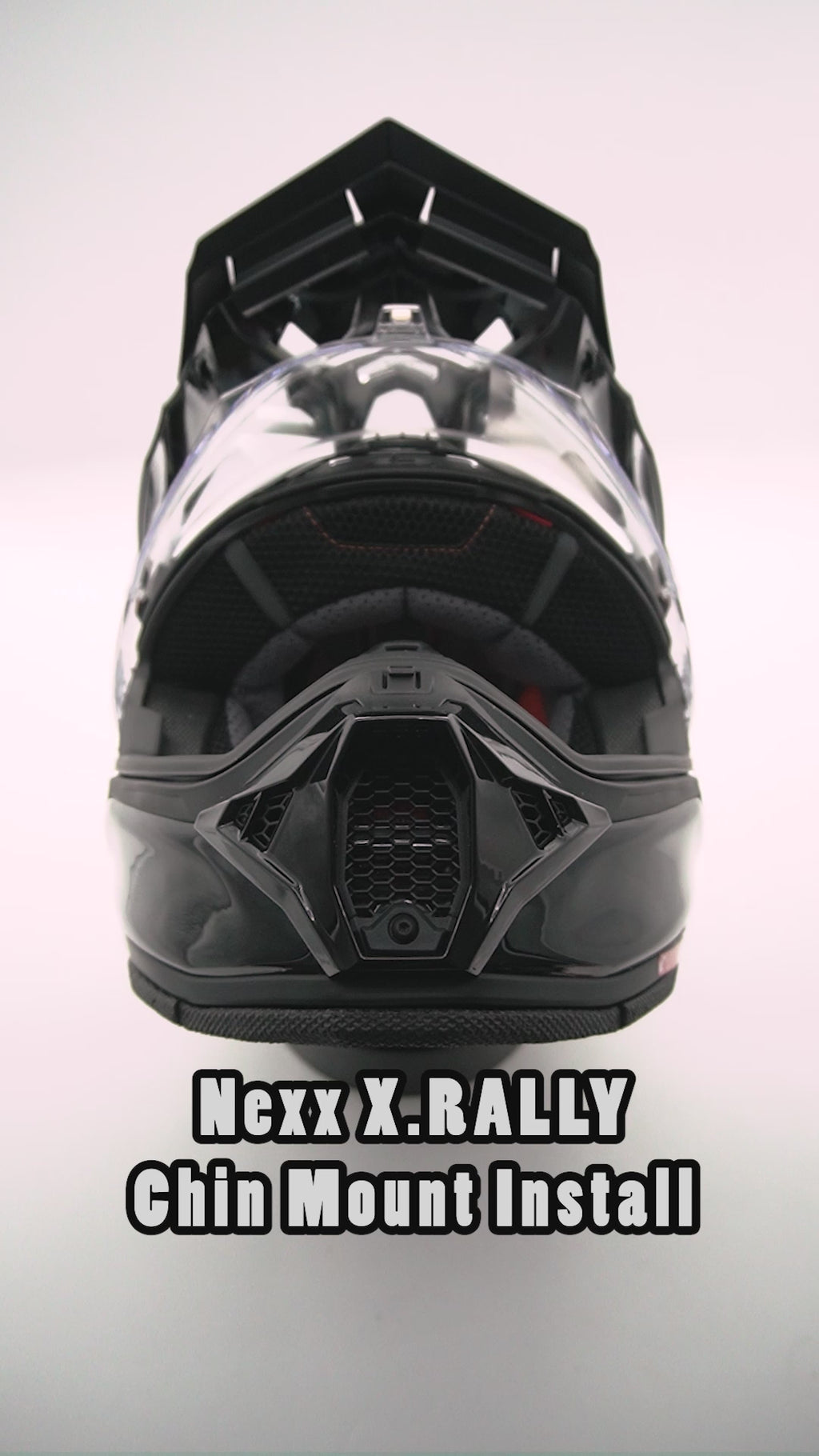 Nexx X.RALLY Helmet Camera Chin Mount for GoPro, Insta360, DJI, & more