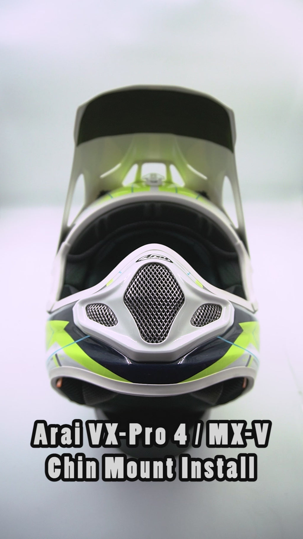 Arai VX-Pro 4 / Arai MX-V Helmet Chin Mount For GoPro, Insta360, DJI, & more