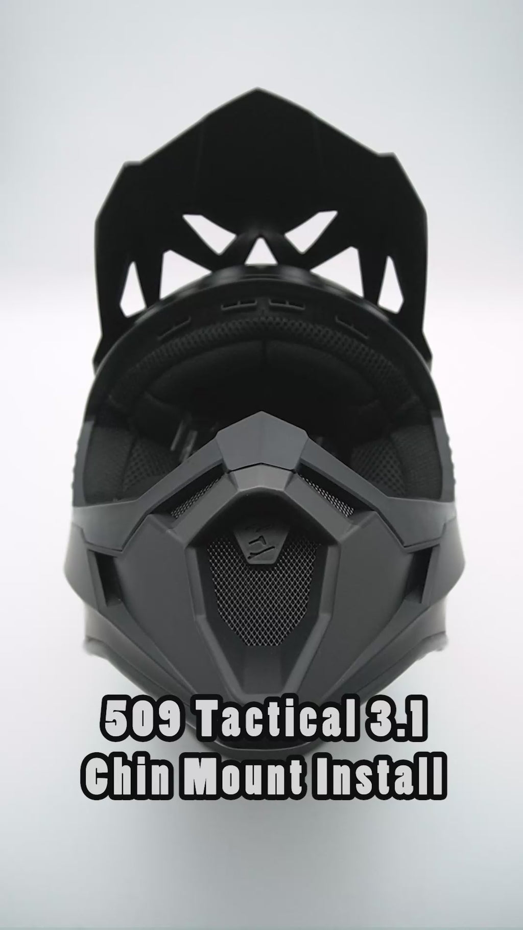 509 Tactical 3.1 Helmet Camera Chin Mount for Action Camera GoPro, Insta360, DJI, & more