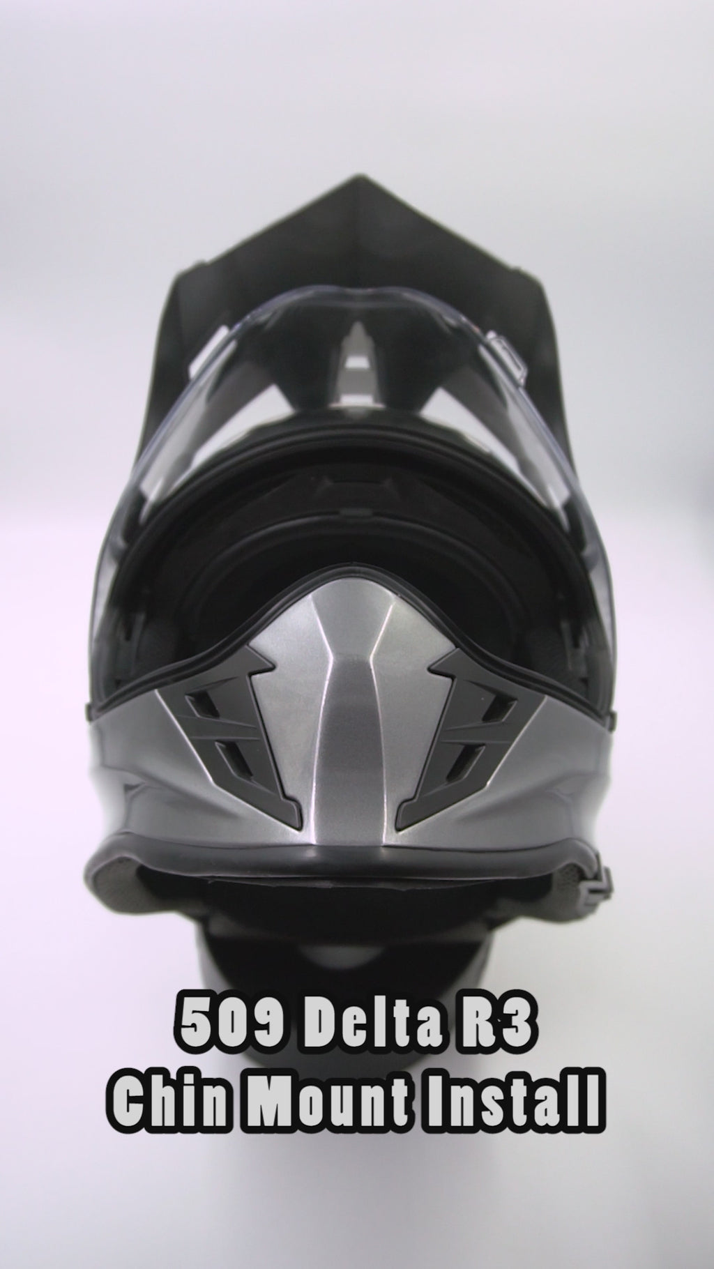 509 Delta R3L Helmet Chin Mount For GoPro, Insta360, DJI, & more