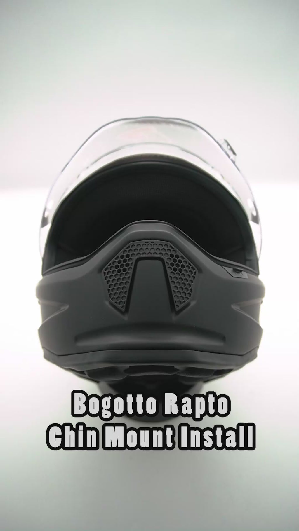 Bogotto Rapto Helmet Chin Mount For Action Camera GoPro, Insta360, DJI, & more
