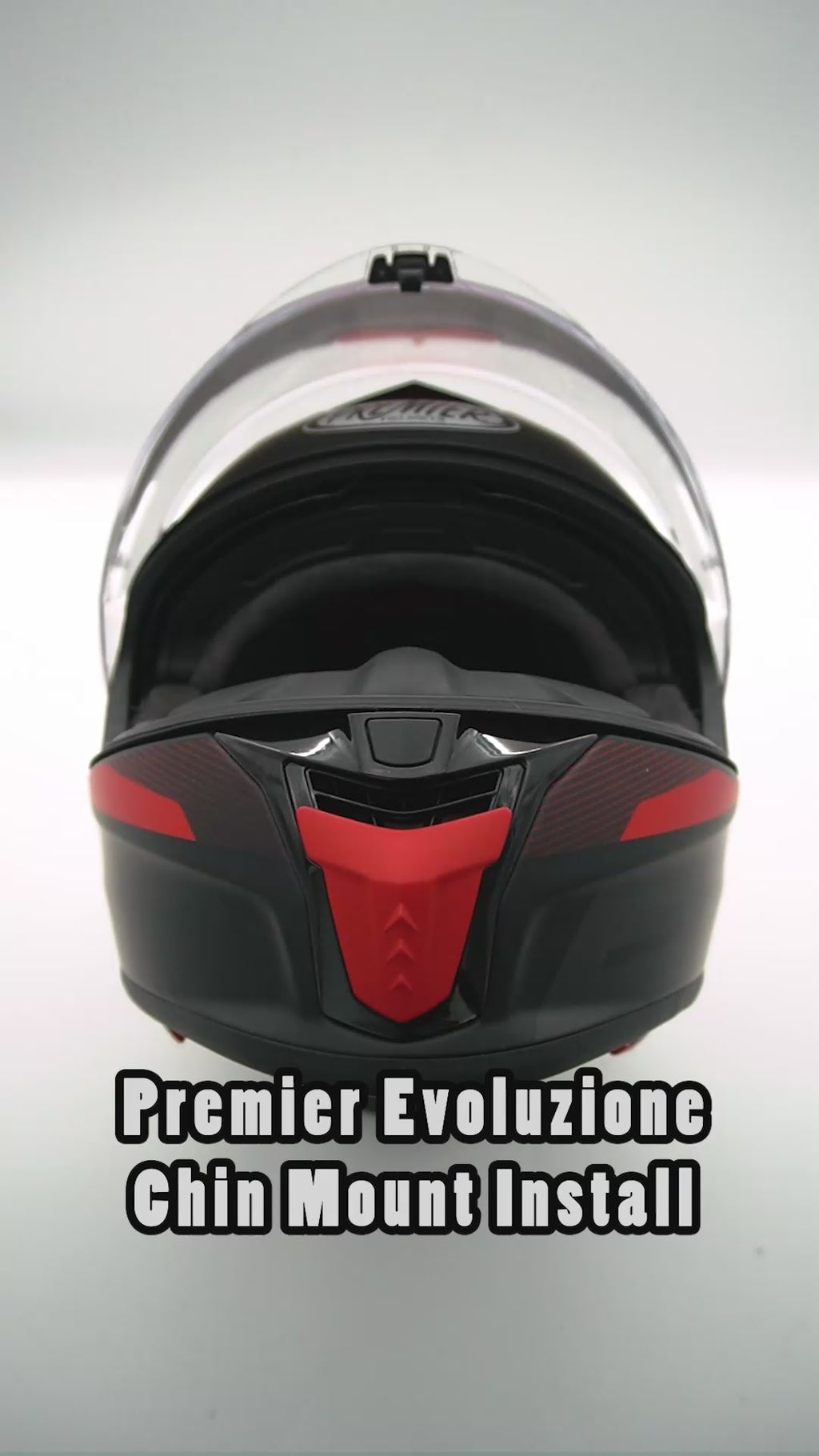 Premier Evoluzione Helmet Chin Mount for Action Camera GoPro, Insta360, DJI, & more