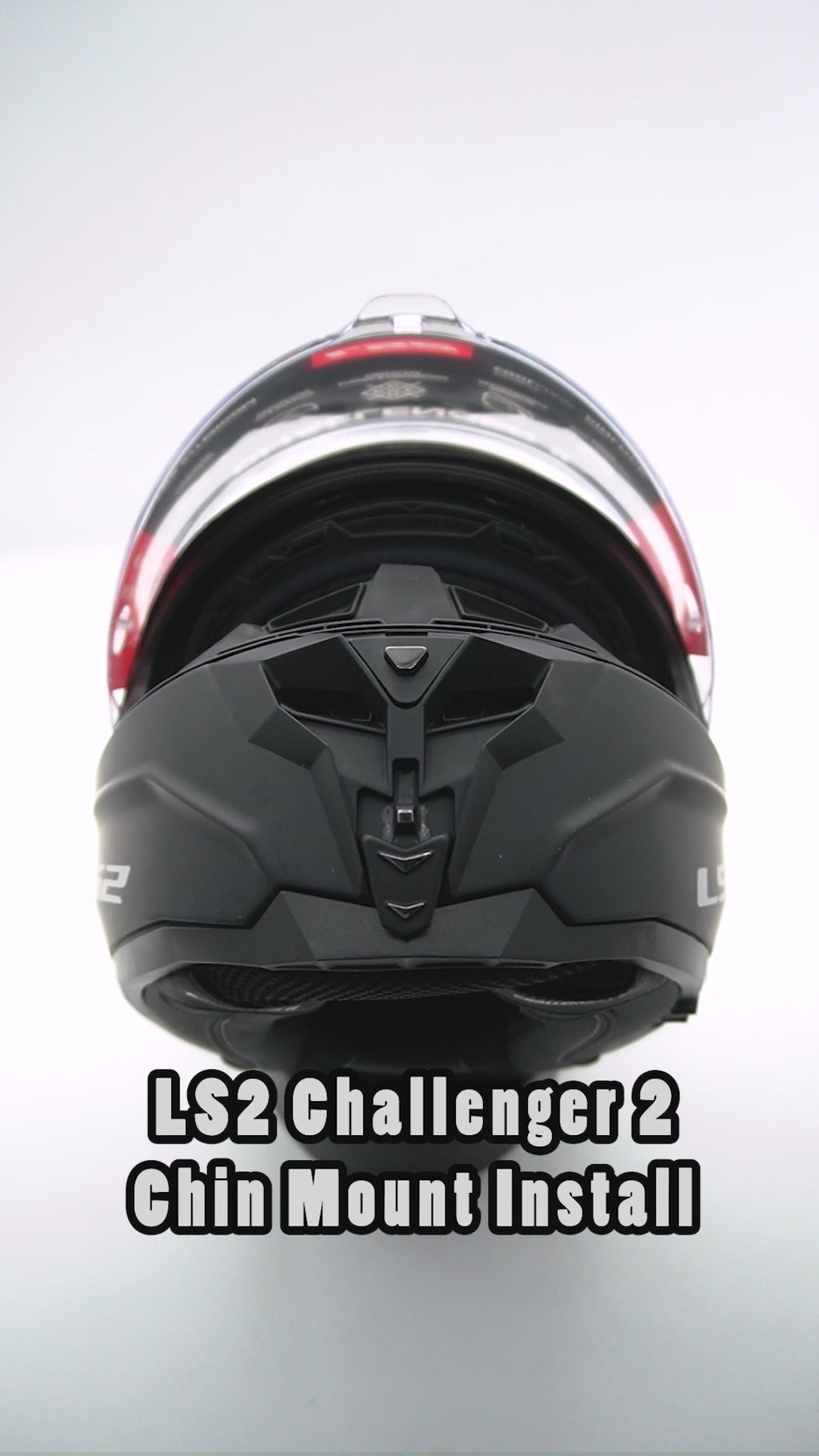 LS2 Challenger 2 (FF817) Helmet Chin Mount For GoPro, Insta360, DJI, & more