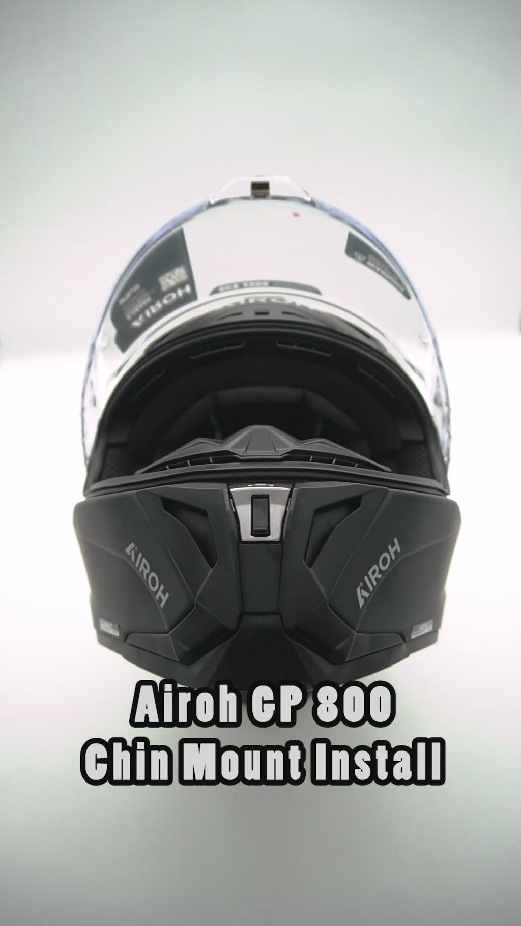 Airoh GP800 Helmet Chin Mount For Action Camera GoPro, Insta360, DJI, & more