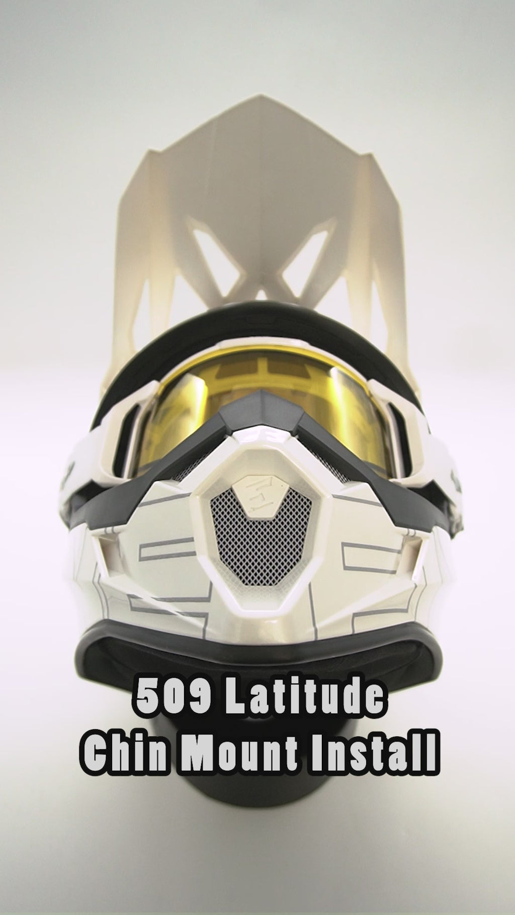 509 Latitude Helmet Camera Chin Mount for GoPro, Insta360, DJI, & more