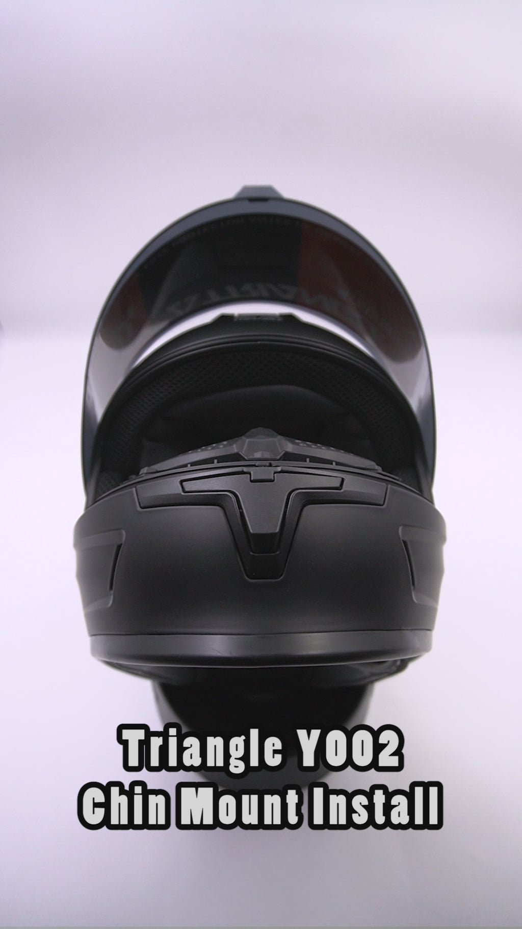 Triangle Y002 Helmet Chin Mount for GoPro, Insta360, DJI, & more