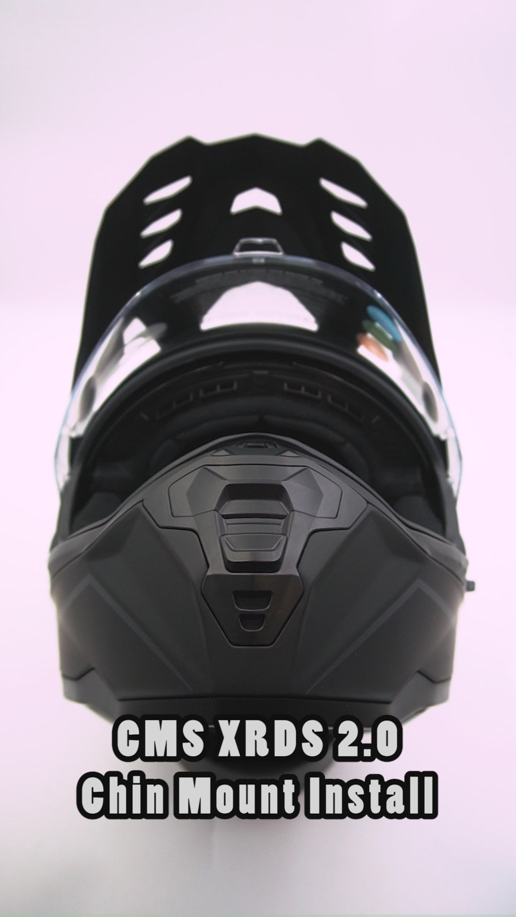 CMS XRDS 2.0 Helmet Chin Mount For Action Camera GoPro, Insta360, DJI, & more