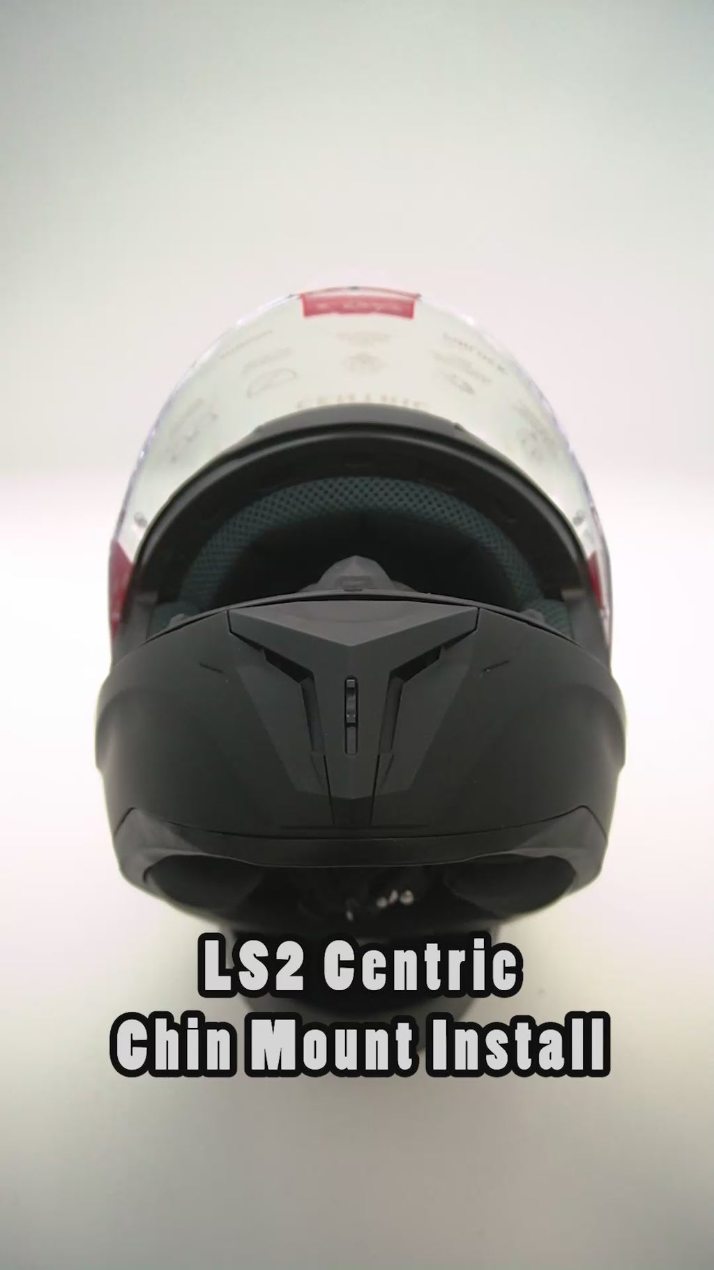 LS2 Centric Helmet Chin Mount For Action Camera GoPro, Insta360, DJI, & more