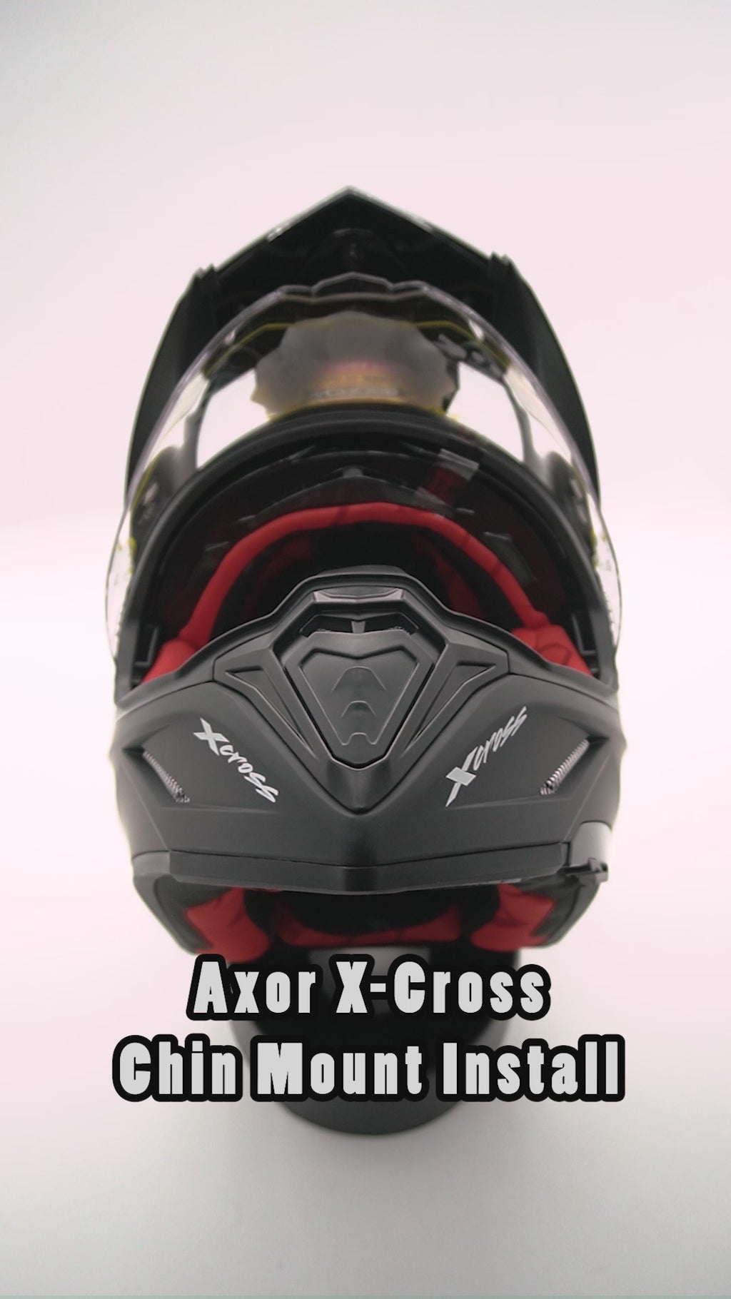 Axor X-Cross Helmet Camera Chin Mount for GoPro, Insta360, DJI, & more
