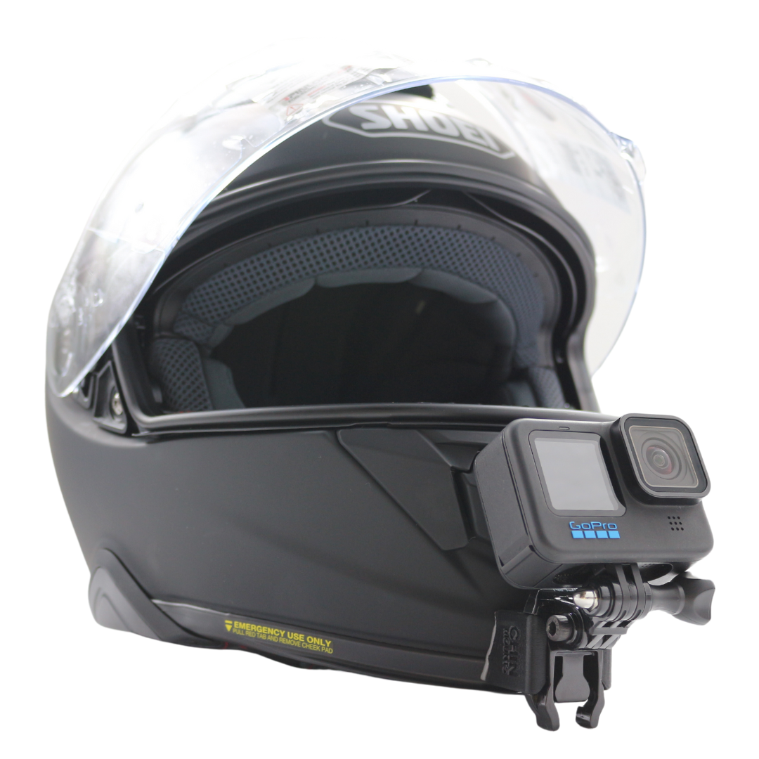 shoei gt air 2 bike bandit Shoei GT Air 2 Helmet Chin Mount For GoPro, Insta360, DJI, & more — Chin Mounts