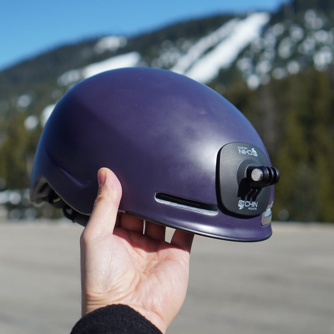 Skiing Helmet Mount