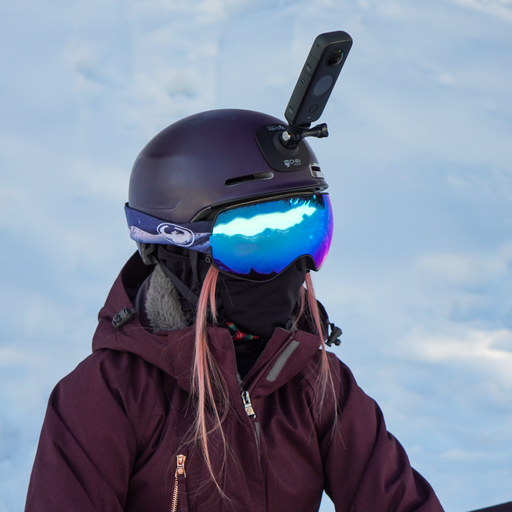 Skiing Helmet Mount