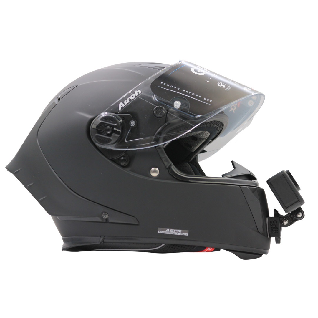 airoh gp 500 helmet GoPro Camera Helmet Mount | Chin Mount for Your Action Camera: Gopro, Insta 360, DJI
