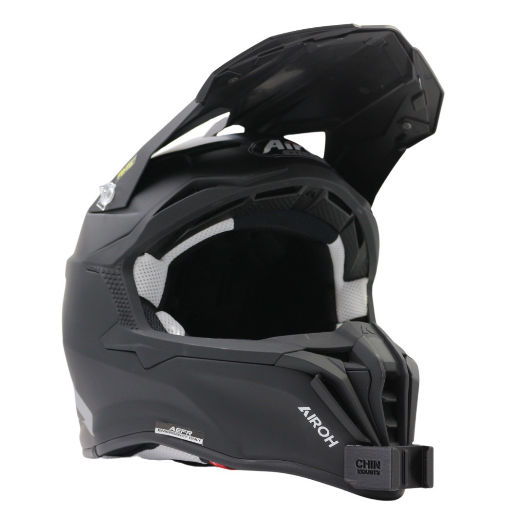 acori motorcycle helmet Airoh Strycker Helmet Chin Mount For GoPro, Insta360, DJI, & more — Chin Mounts