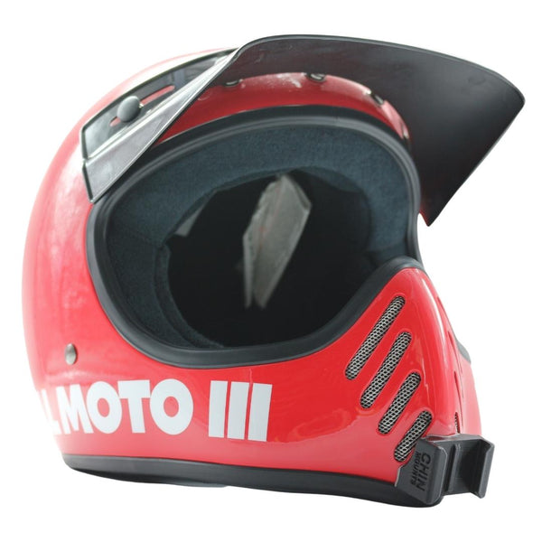 防具 BELL MOTO3 Bell Moto-3 Motorcycle Helmet Classic Vintage Retro Style