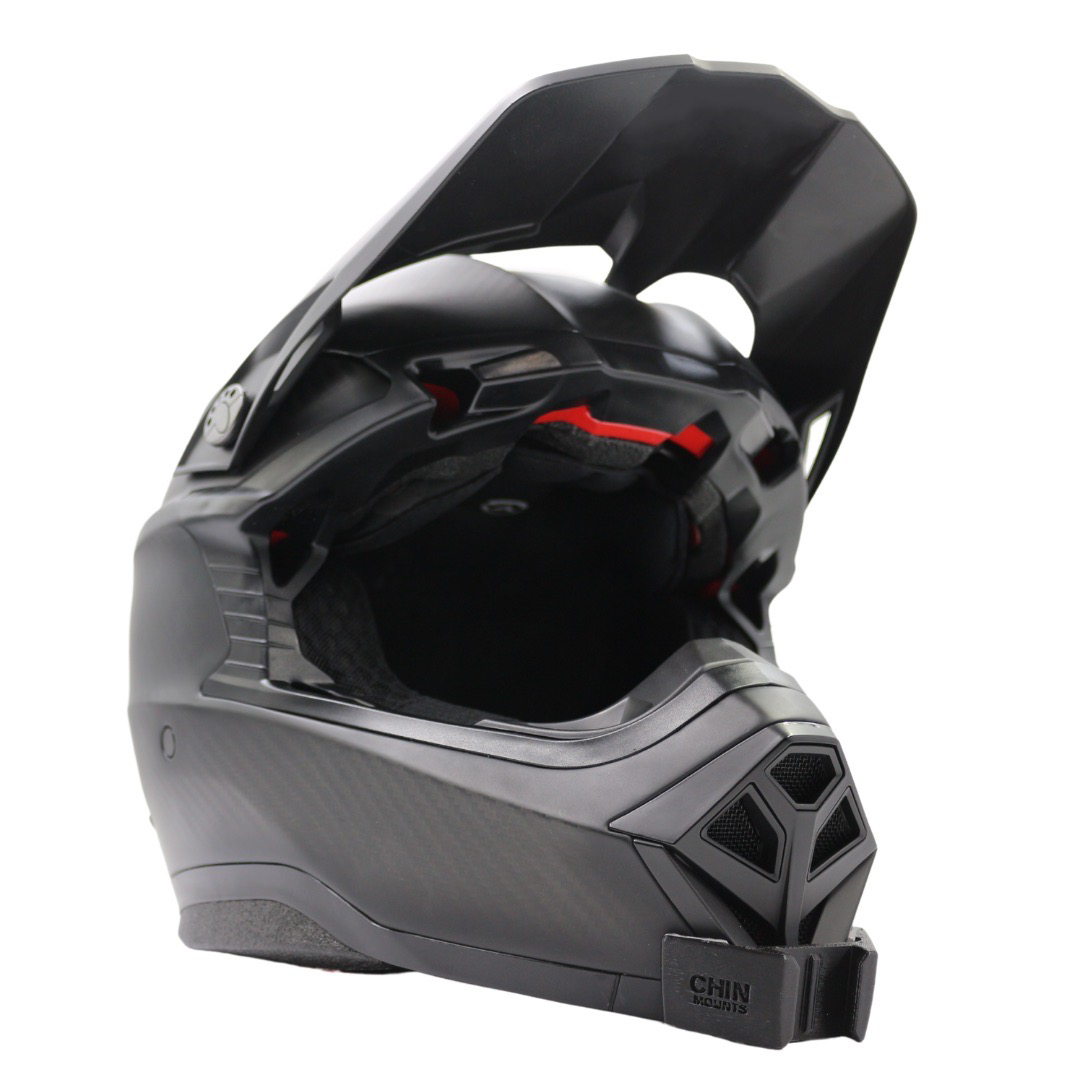 Bell Moto-10 Dirt Bike Helmet Camera Chin Mount for GoPro, Insta360, DJI, and more