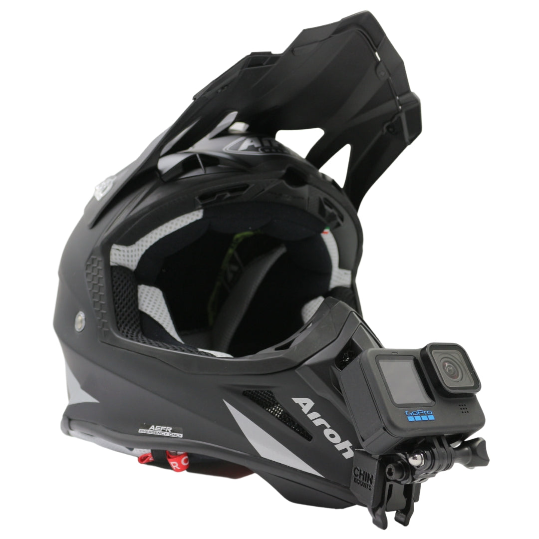 airoh bicycle helmets Airoh Aviator Ace Helmet Chin Mount For GoPro, Insta360, DJI, & more — Chin Mounts