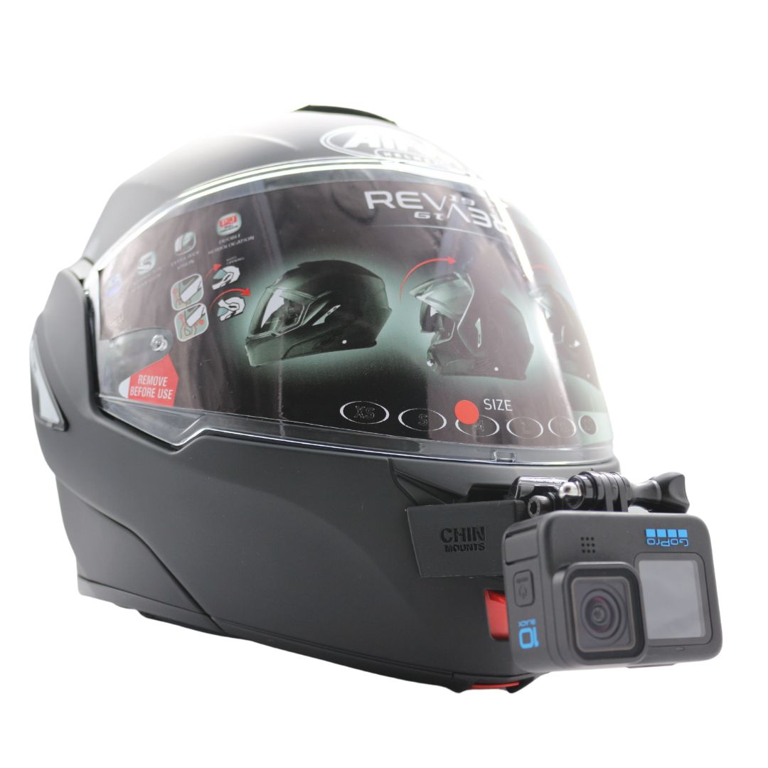Gopro Mount Ikon Airflite Helmet Airoh Rev 19 Helmet Camera Chin