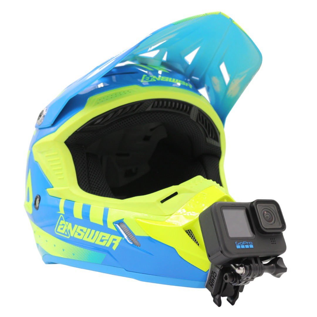Answer AR1 Dirt Bike Helmet Chin Mount For GoPro, Insta360, DJI, & more   Chin Mounts