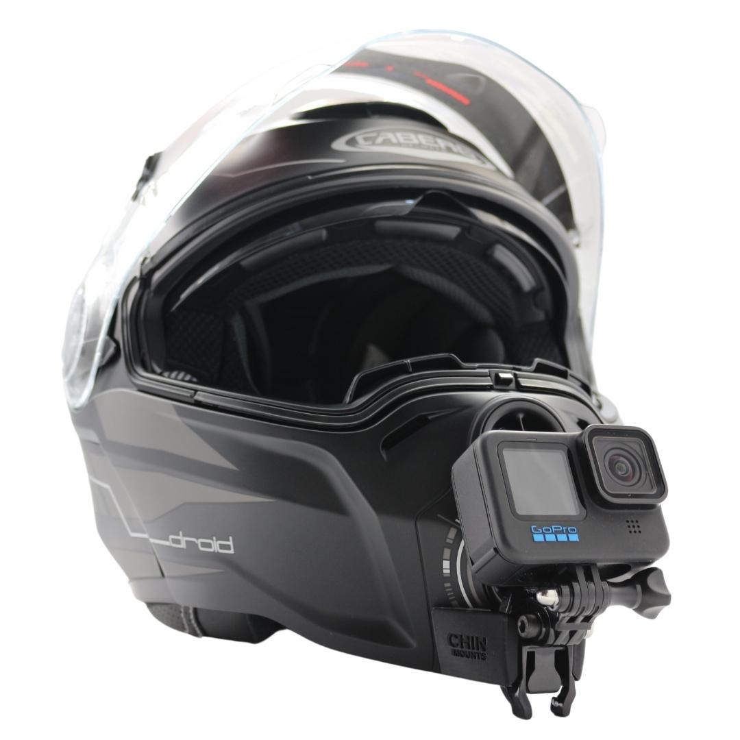 caberg droid flip-up helmet GoPro Camera Helmet Mount | Chin Mount for Your Action Camera: Gopro, Insta 360, DJI