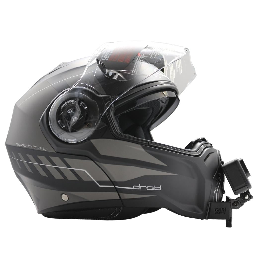 caberg droid blaze flip up helmet GoPro Camera Helmet Mount | Chin Mount for Your Action Camera: Gopro, Insta 360, DJI