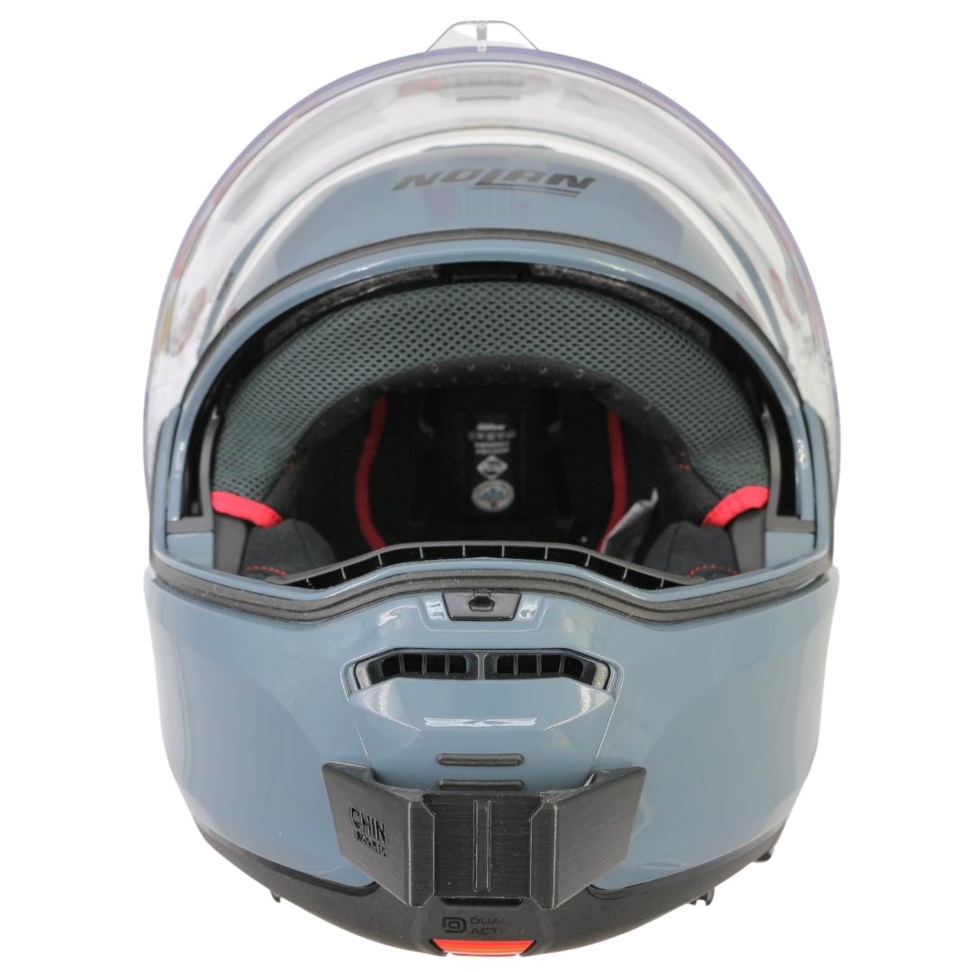 Sierra Electronics, NOLAN N100-5 MODULAR FLIP-UP HELMET WITH VPS DROP DOWN  INTERIOR SUNSCREEN - FLAT VULCAN GREY, NOLAN N100-5