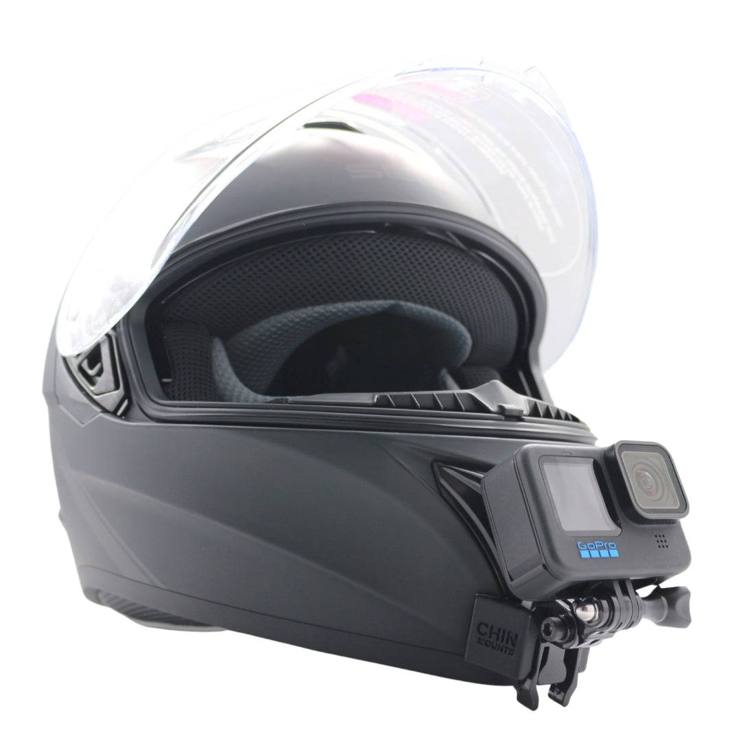 mounting sena 10 pro to shoei full face helmet GoPro Camera Helmet Mount | Chin Mount for Your Action Camera: Gopro, Insta 360, DJI